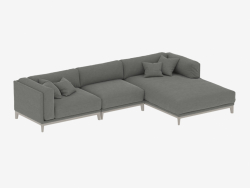 Modulsofa CASE 3420mm (Art. 901-905-912)