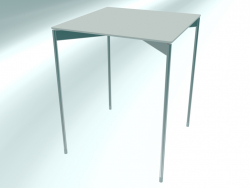 Table basse carrée haute (CS30 Chrome EPO1, 450x450x560 mm)