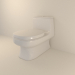 modèle 3D de WC acheter - rendu