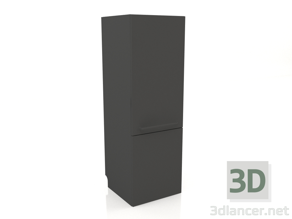 3d model Cámara congeladora 60 cm (negra) - vista previa