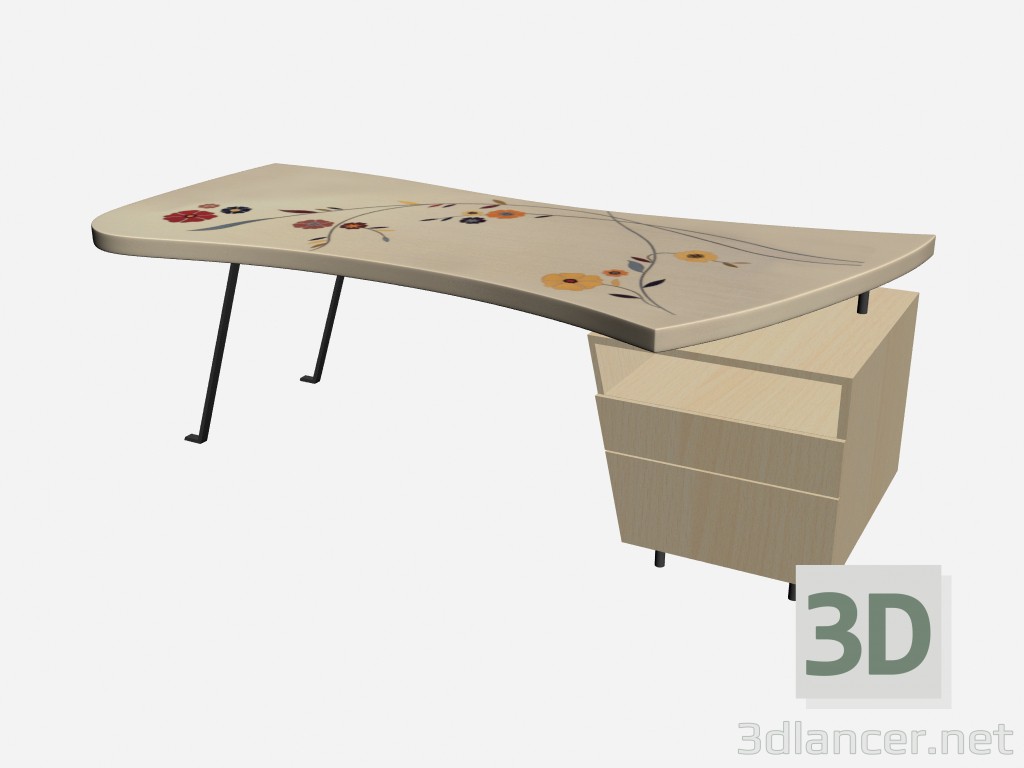 Modelo 3d Mesa infantil HAKI bebê SCRITTOIO - preview