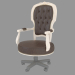 3d model Classic leather upholstery armchair BN8815 - preview