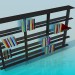 Modelo 3d Estantes para livros - preview