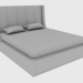 3d model Cama doble KUBRIK CAMA DOBLE 180 (204X240XH142) - vista previa