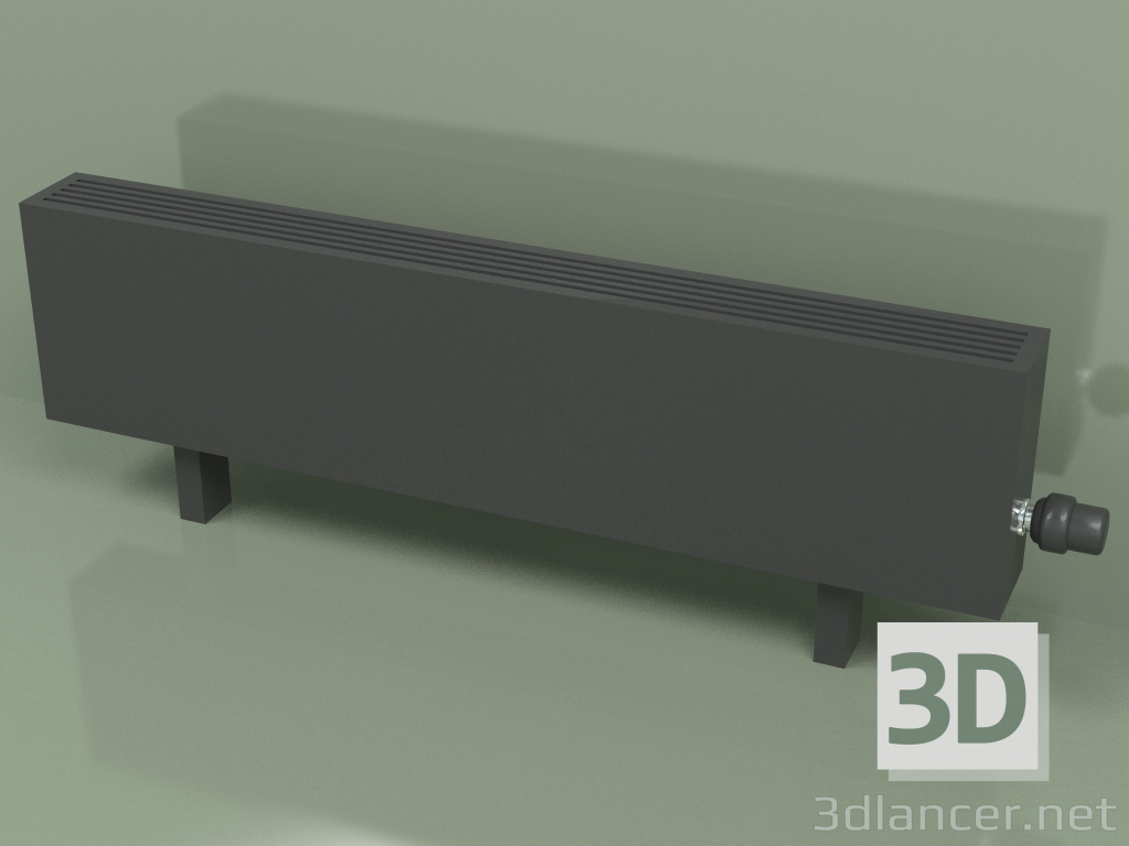 3D Modell Konvektor - Aura Comfort (240 x 1000 x 96, RAL 9005) - Vorschau