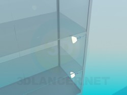 Vitrine de profil en aluminium