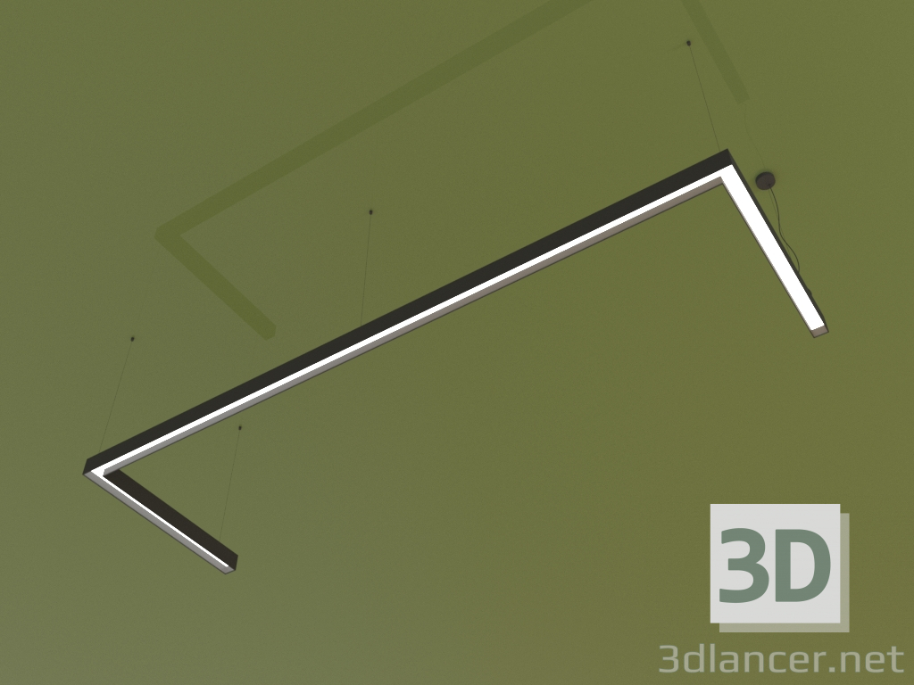 Modelo 3d Luminária ANGLE U (2450x750 mm) - preview