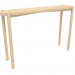 modèle 3D Table console (extrémité droite) (1200x280x754, bois blanc) - preview