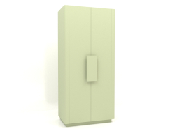 Wardrobe MW 04 paint (option 1, 1000x650x2200, light green)