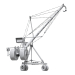 3d Cinema Crane Camera Silver model buy - render