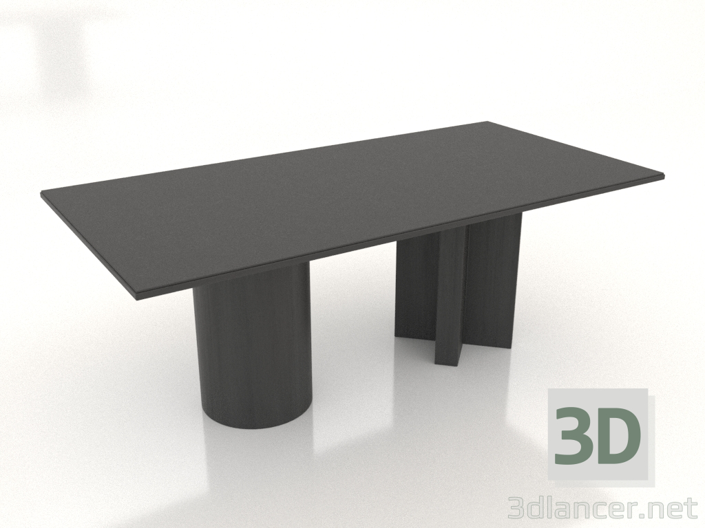 3d модель Стол обеденный Arithmetics 1000х2000х750 мм (вариант 4) – превью 3d модель Стол обеденный Arithmetics 1000х2000х750 мм (вариант 4) – превью