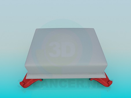 Modelo 3d Otomano - preview