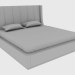 Modelo 3d Cama de casal KUBRIK CAMA DUPLO 200 (225X240XH142) - preview