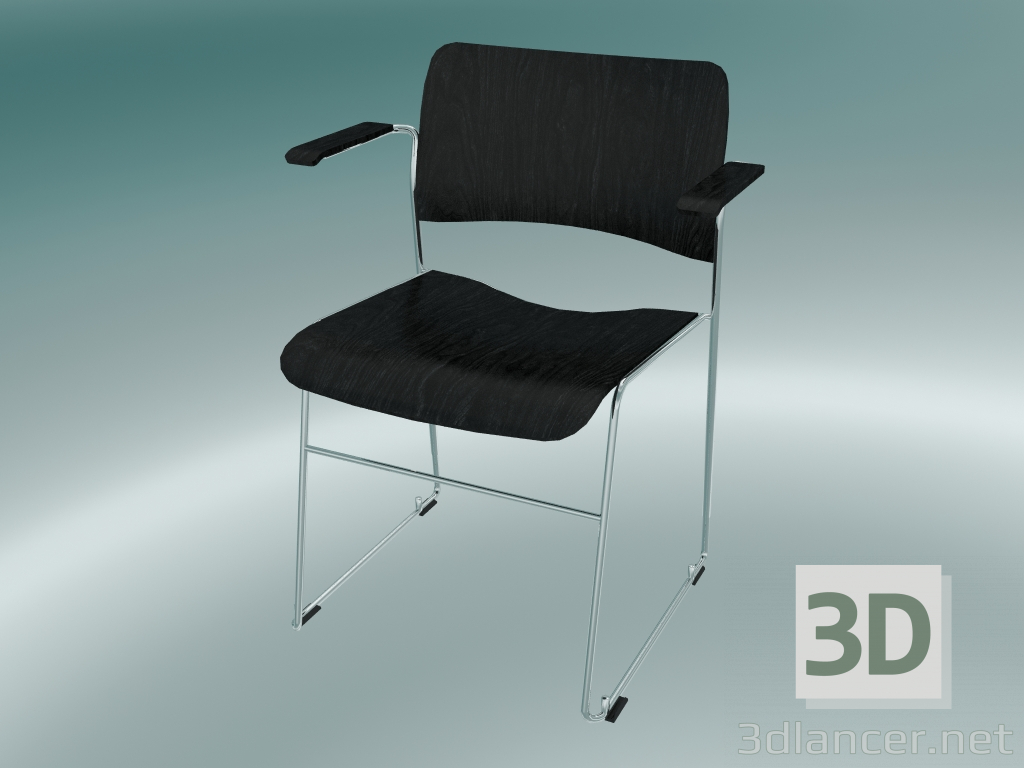 modèle 3D Fauteuil sans rembourrage - preview