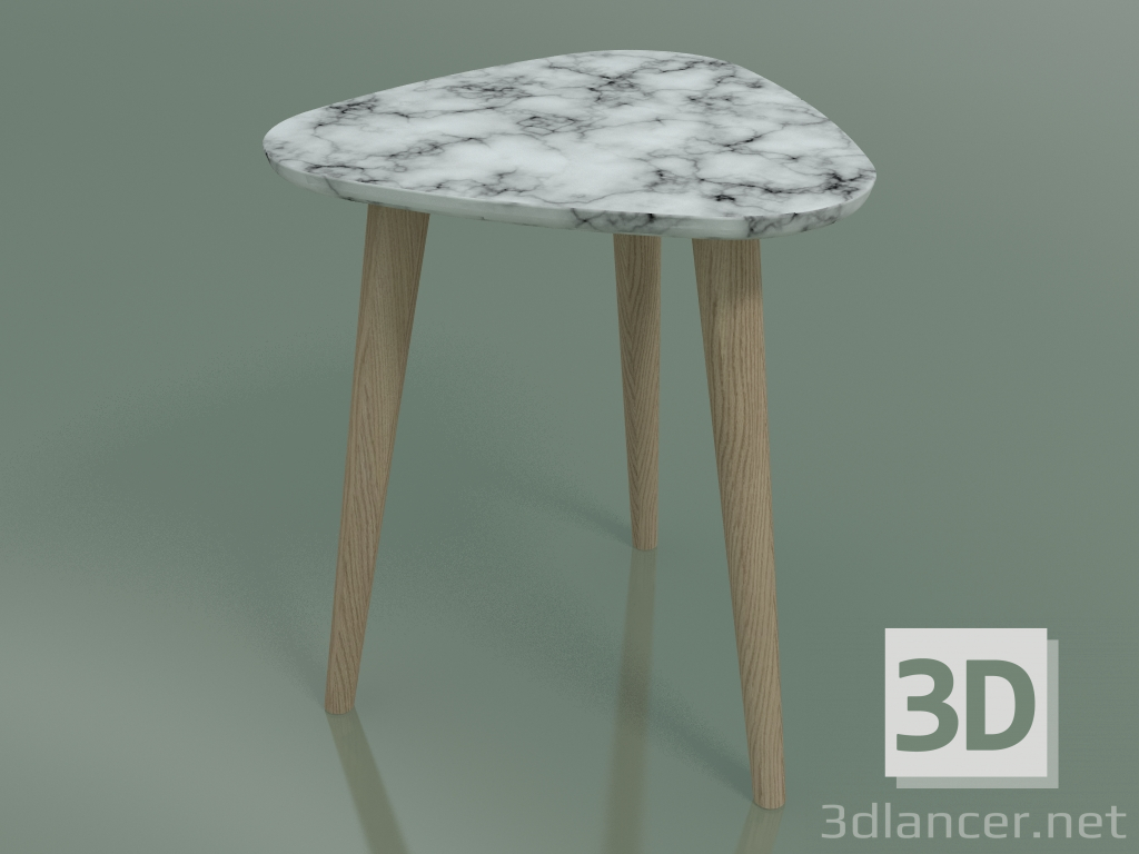 Modelo 3d Mesa de apoio (242, Marble, Rovere Sbiancato) - preview