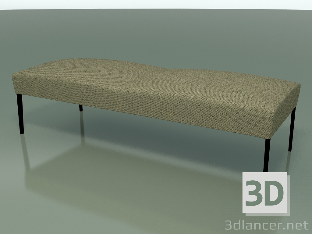 3D Modell Bank Doppel 2714 (V39) - Vorschau