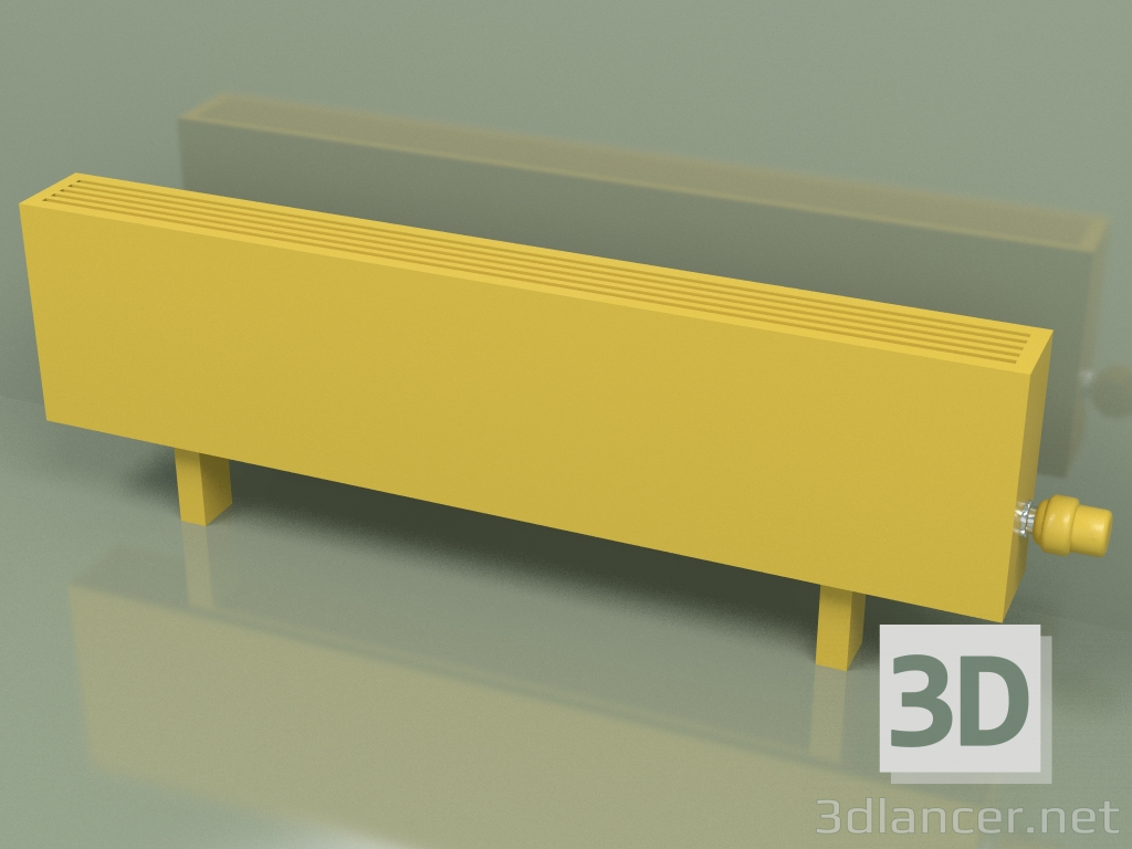 modèle 3D Convecteur - Aura Comfort (240x1000x96, RAL 1012) - preview