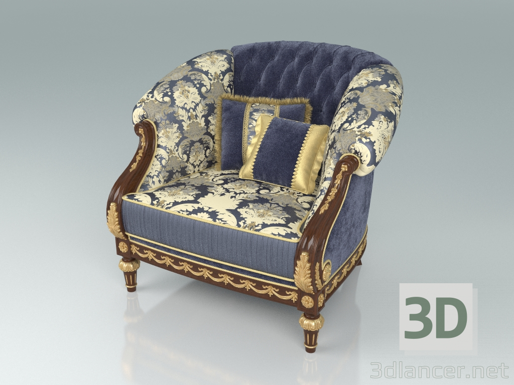 3d model Sillón (art. 14438) - vista previa