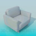 3d model Sillón - vista previa