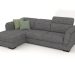 3d model Kelly sofa with ottoman (Galioano 03) - preview