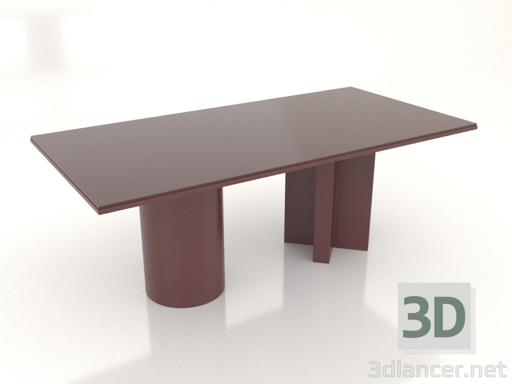 3d model Arithmetics dining table 1000x2000x750 mm (option 5) - preview 3d model Arithmetics dining table 1000x2000x750 mm (option 5) - preview