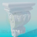 3d model Element of the cornice - preview