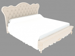 Cama dupla em estilo clássico BN8830 (160х200)