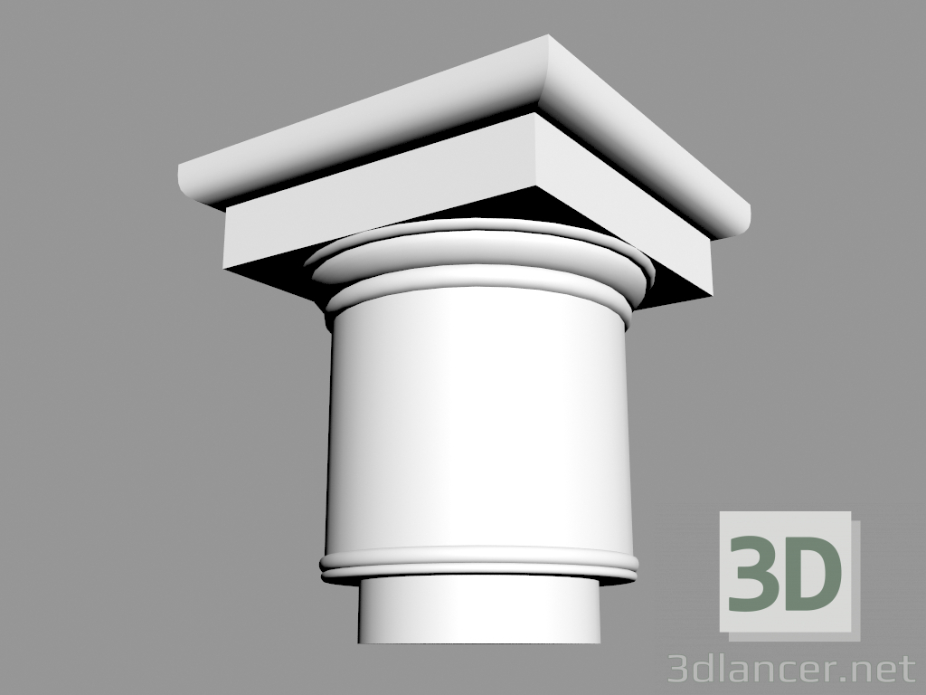 3d модель Капітель L903 – превью