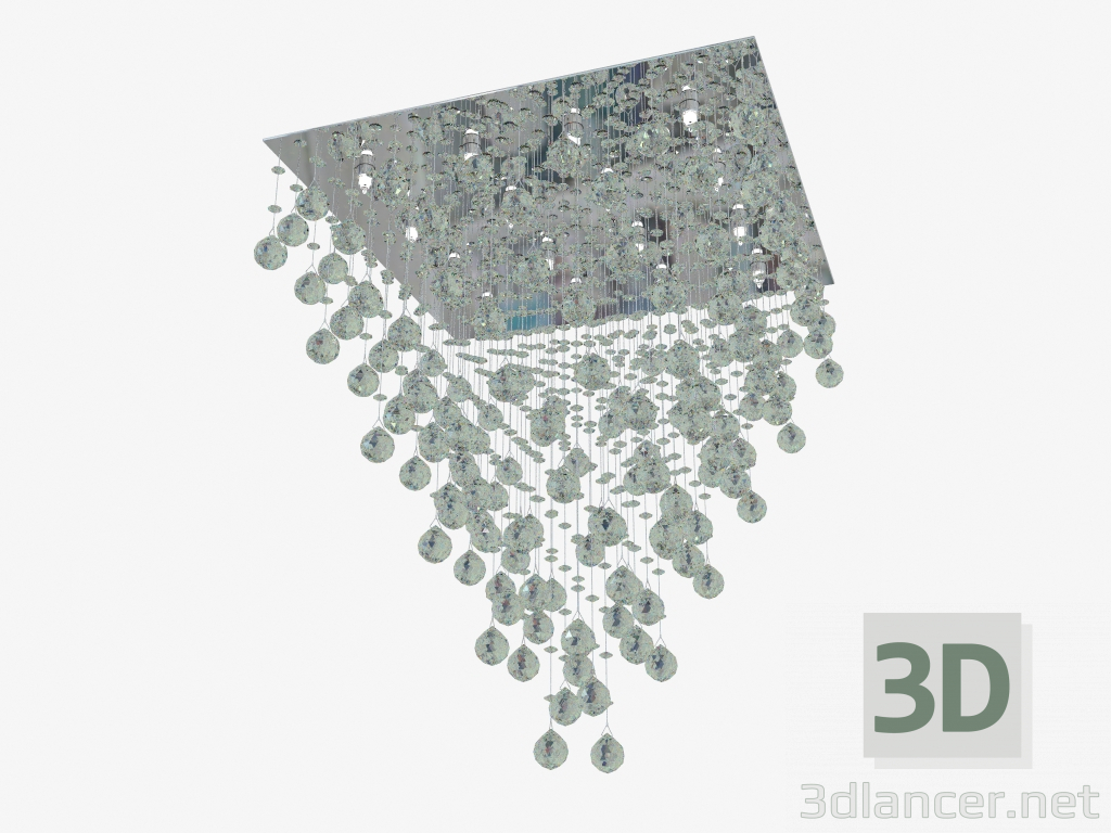 3D Modell Lampendecke SWIRL (MOD217-60-N) - Vorschau