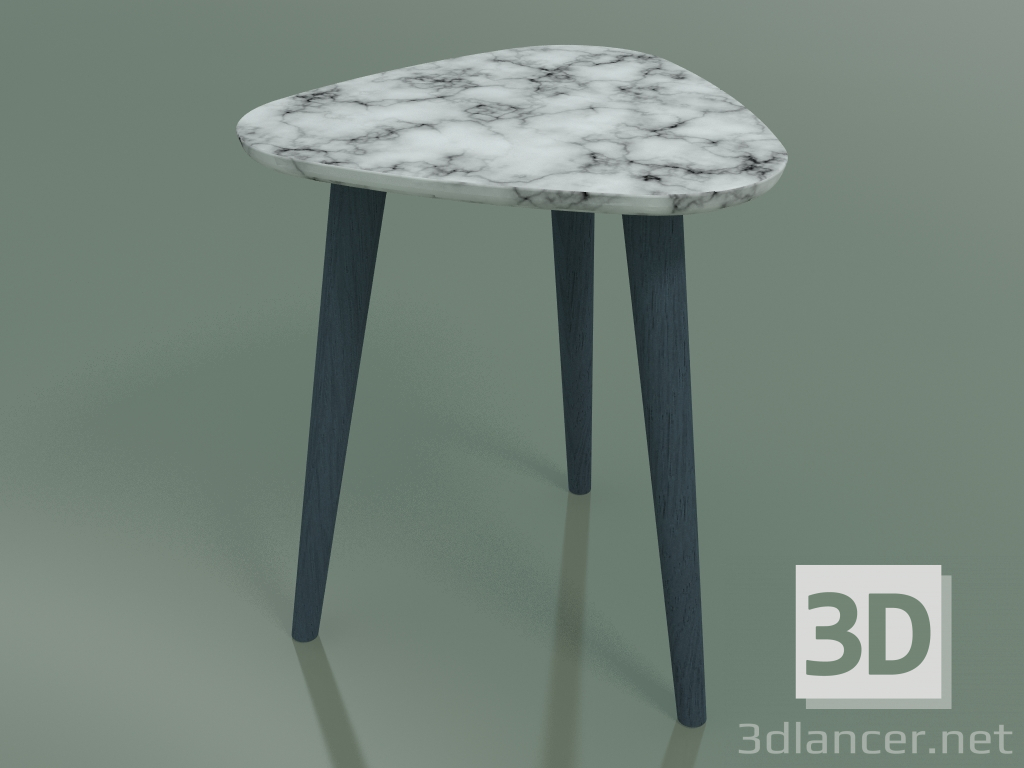 Modelo 3d Mesa de apoio (242, mármore, azul) - preview