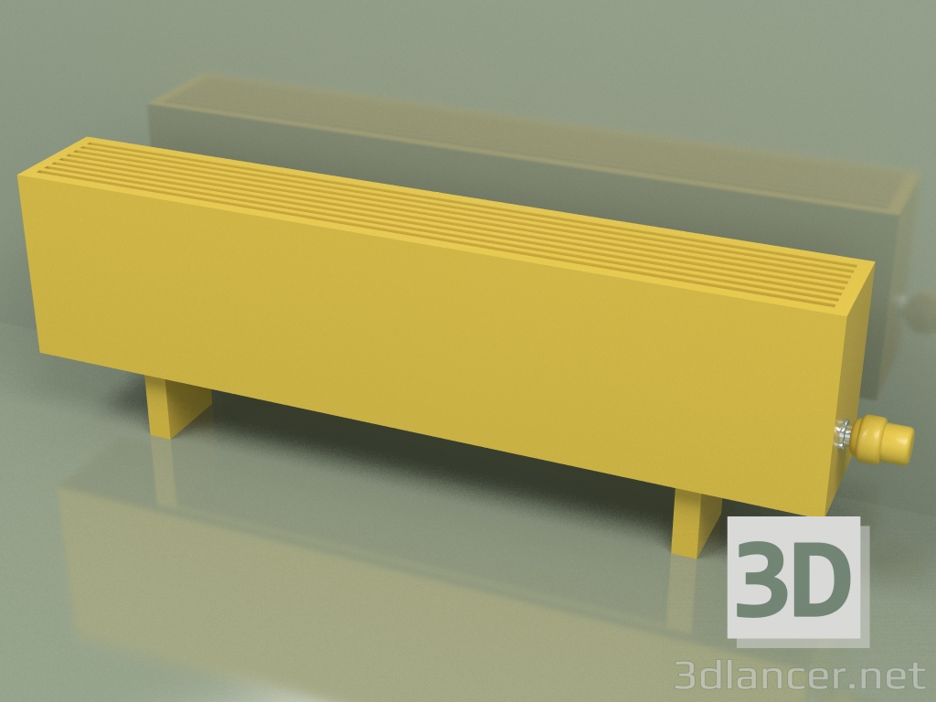 modèle 3D Convecteur - Aura Comfort (240x1000x146, RAL 1012) - preview