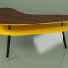 Modelo 3d Mesa de centro Boomerang (amarelo-mostarda) - preview