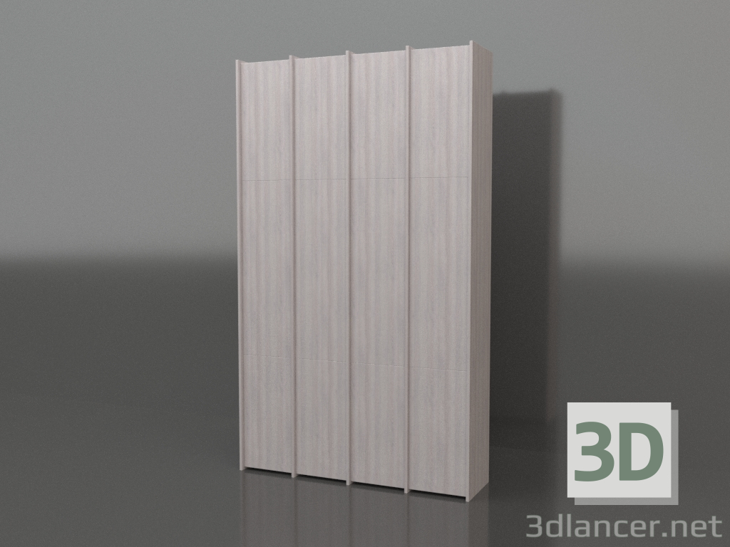 3d модель Модульный шкаф ST 07 (1530х409х2600, wood pale) – превью