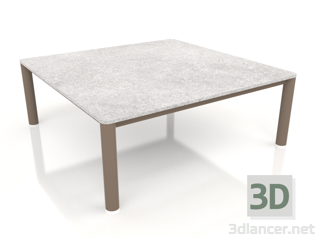 3d модель Стіл журнальний 94×94 (Bronze, DEKTON Kreta) – превью