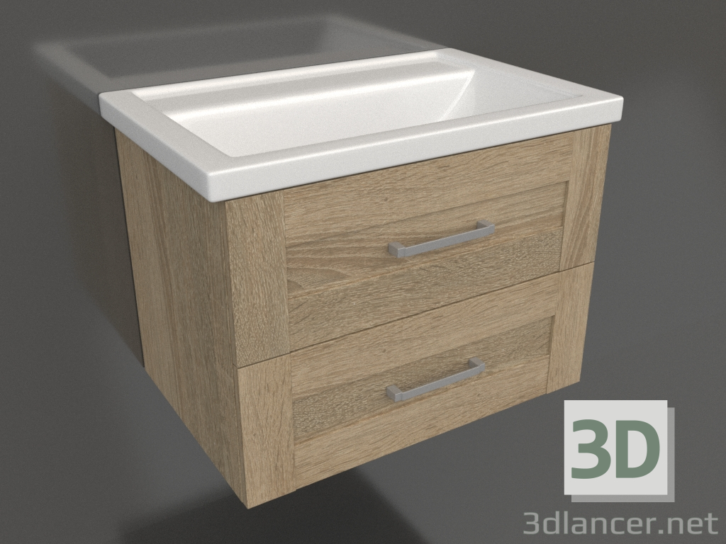 3D Modell Hängeschrank 70 cm (FOS01072DS) - Vorschau