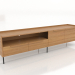 Modelo 3d Móvel TV GRANDE ABERTO 2200 mm (carvalho natural) - preview