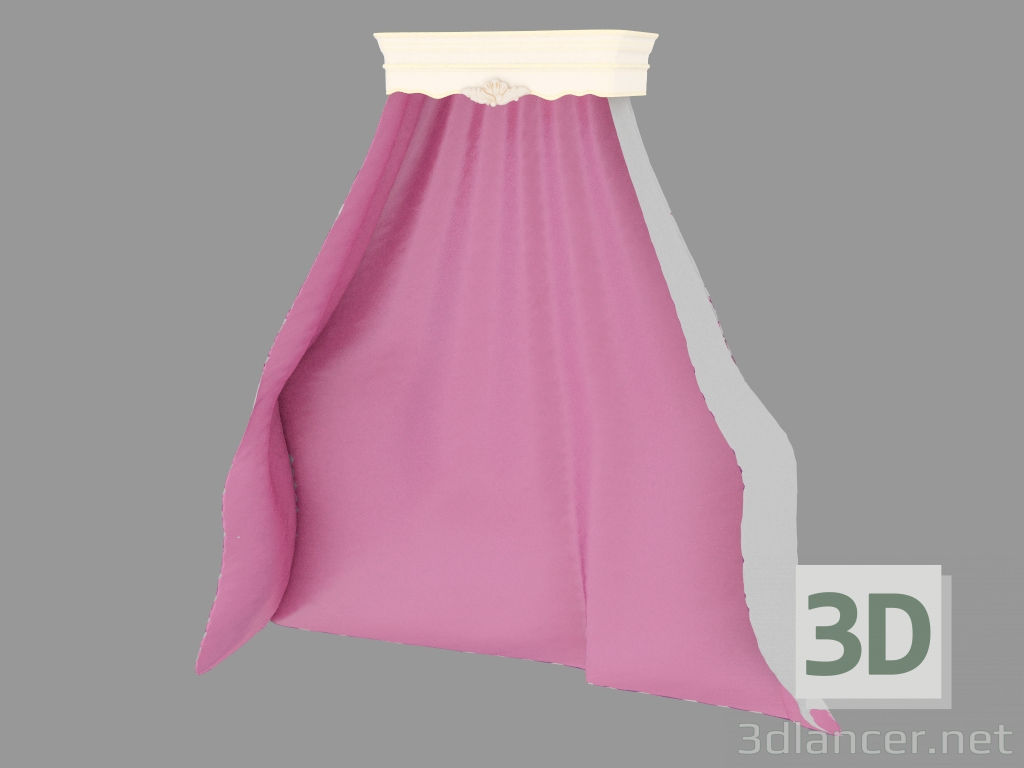 3D Modell Bett für das Bett BN8837 - Vorschau