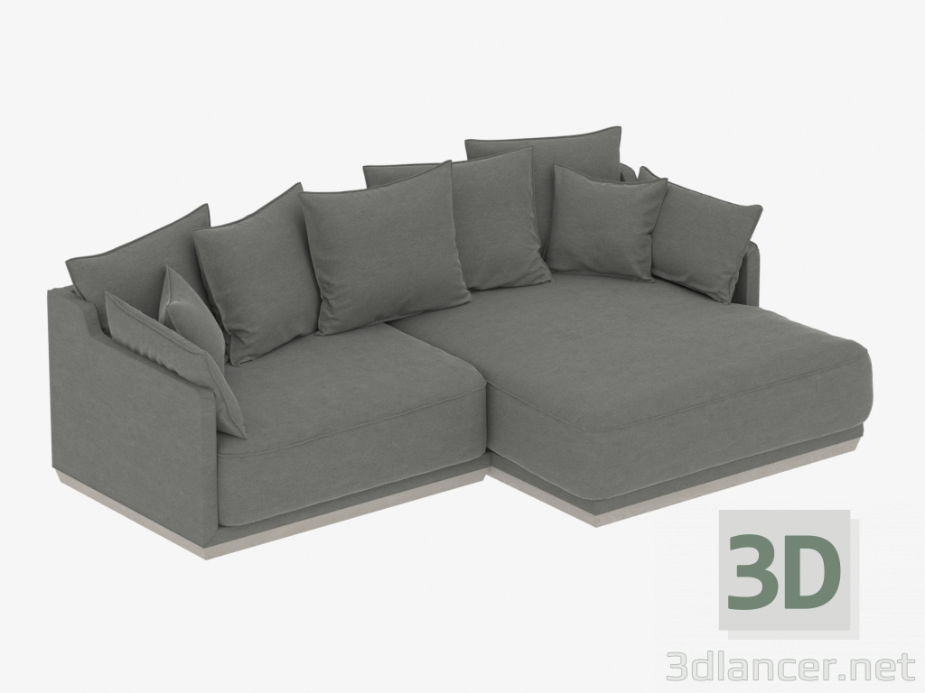 modello 3D Divano modulare SOHO 2480mm (Art. 801-808) - anteprima