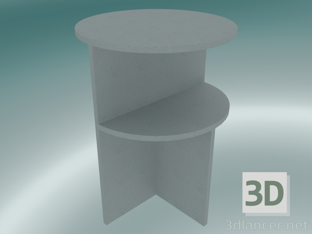 Modelo 3d Mesa de apoio Metades (Cinza) - preview