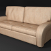 3d Sofa leather model buy - render