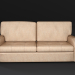 3d Sofa leather model buy - render