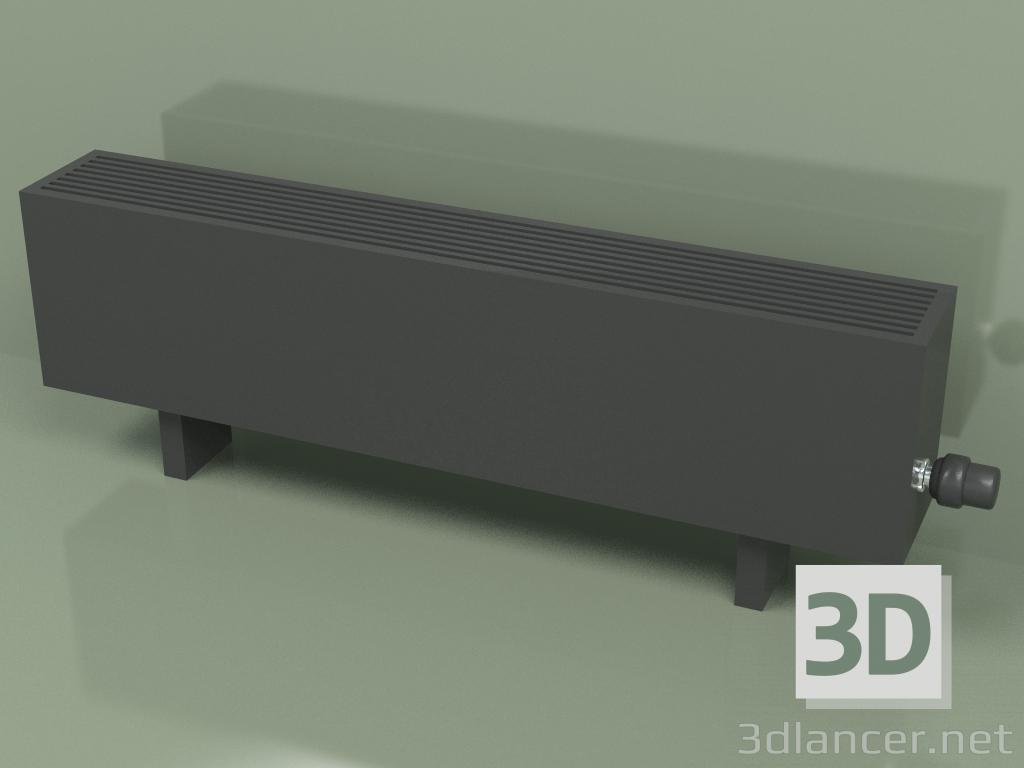 3D Modell Konvektor - Aura Comfort (240 x 1000 x 146, RAL 9005) - Vorschau