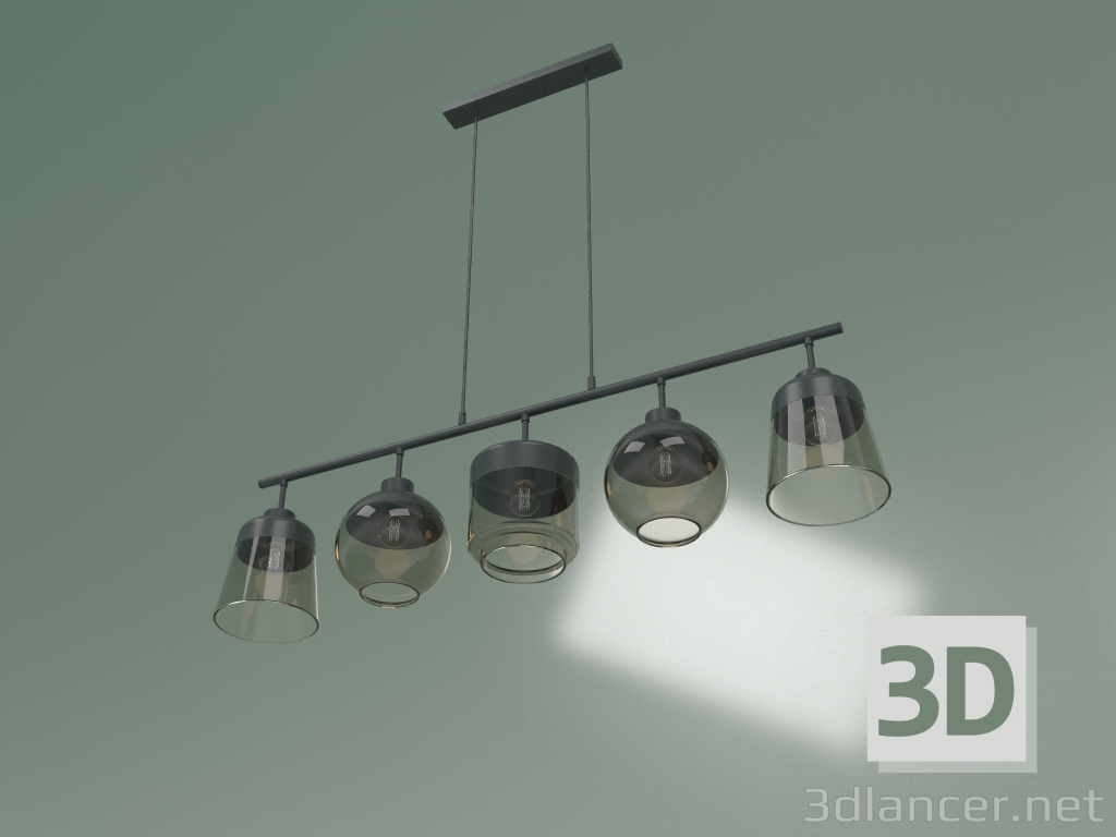 3d model Lámpara colgante 2382 Ámbar - vista previa