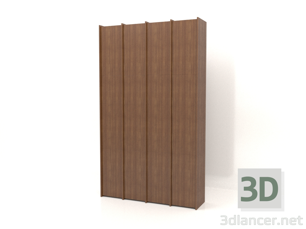 3d model Armario modular ST 07 (1530x409x2600, marrón madera claro) - vista previa