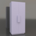 3d model Wardrobe MW 04 paint (option 1, 1000x650x2200, lilac) - preview