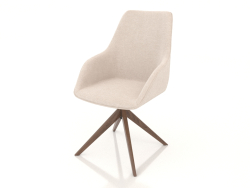 Chair Sheryl (beige-walnut)