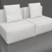 3d model Sofa module, section 4 (Agate gray) - preview