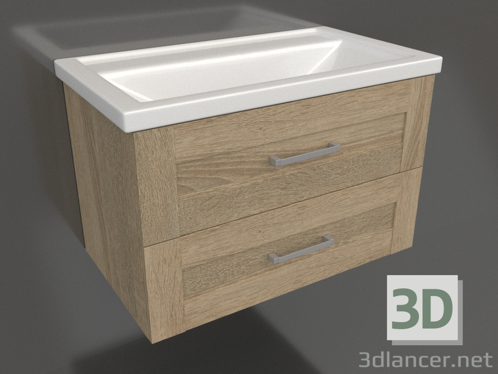 3d model Hanging cabinet 80 cm (FOS01082DS) - preview