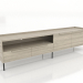 modèle 3D Meuble TV LARGE OPEN 2200 mm (chêne éclairci) - preview