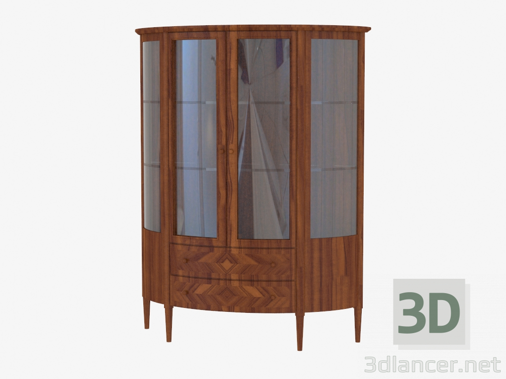 modello 3D Credenza sulle gambe alte (art. 4003a JSD) - anteprima